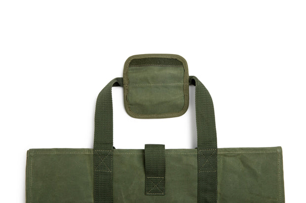 Waxed Canvas Firewood Tote