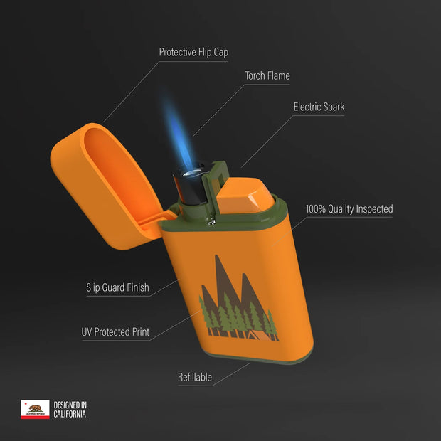 Outdoor Series Lighters, Camper Flint Set 2PK