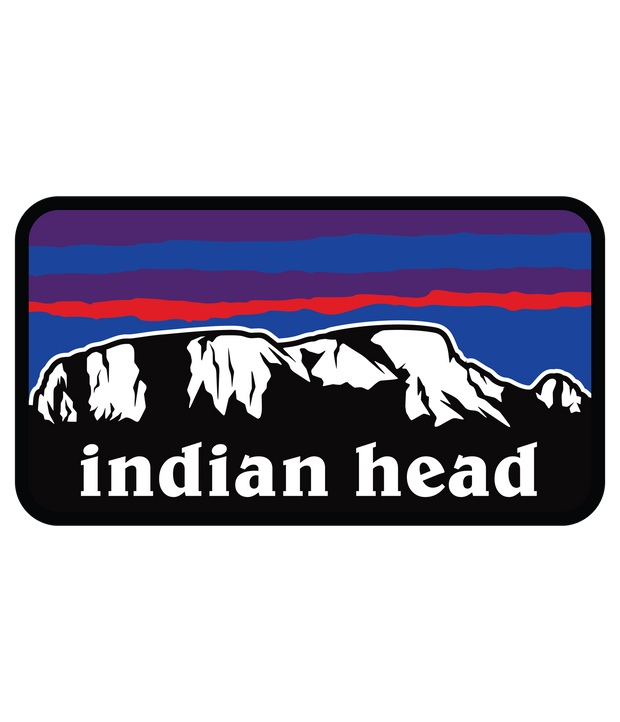 Purple Sky Indian Head Sticker