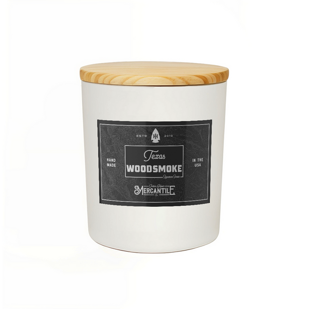 Texas Woodsmoke 3 Wick Large Candle