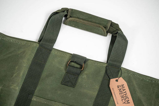 Waxed Canvas Firewood Tote